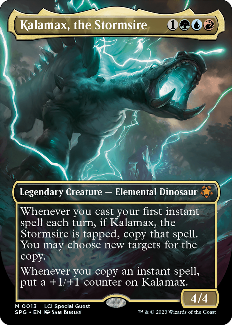 Kalamax, the Stormsire (SPG-013) - Special Guests (Borderless) Foil [Mythic]