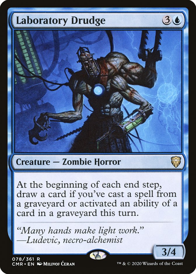 Laboratory Drudge (CMR-078) - Commander Legends [Rare]