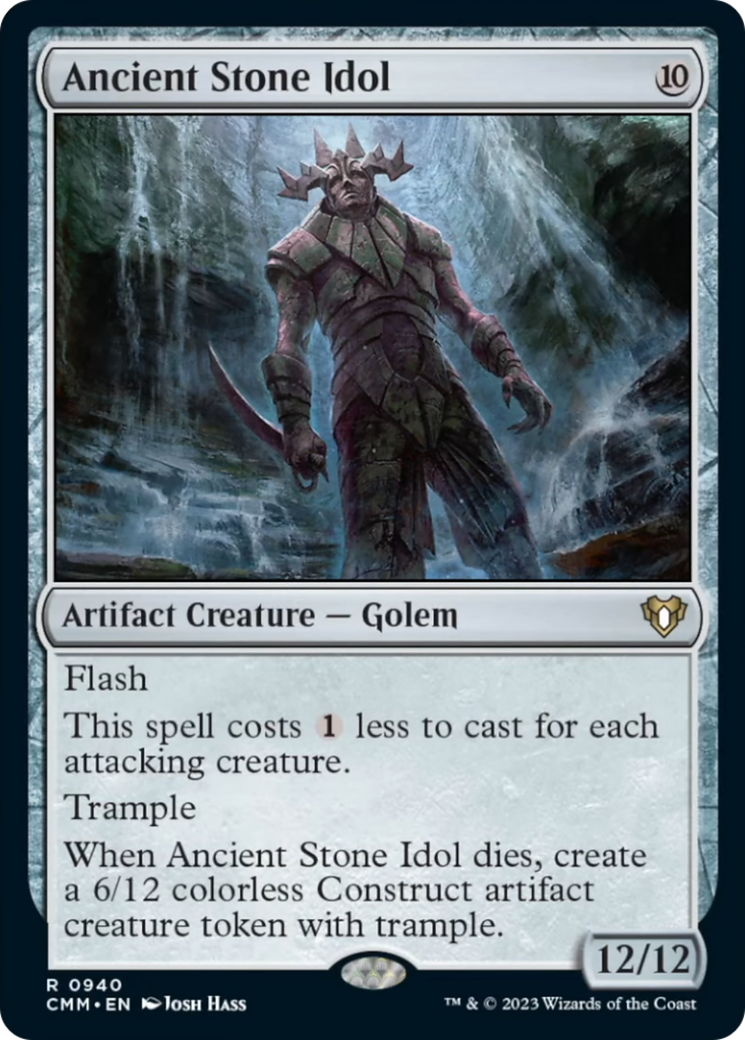 Ancient Stone Idol (CMM-940) - Commander Masters [Rare]