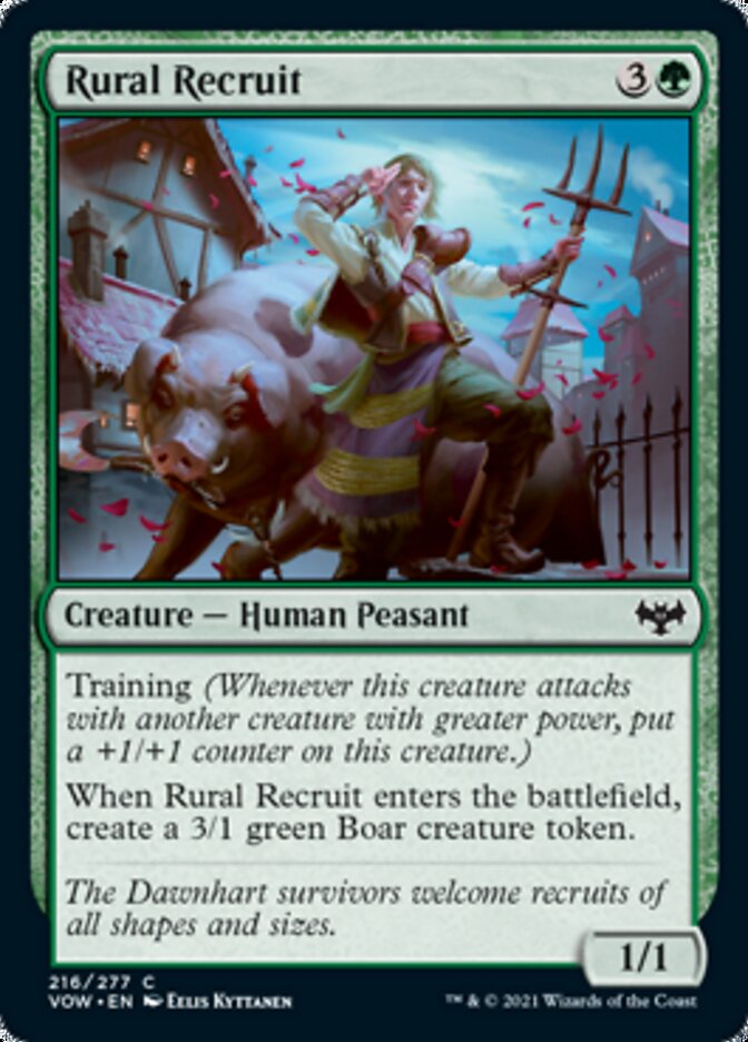 Rural Recruit (VOW-216) - Innistrad: Crimson Vow [Common]