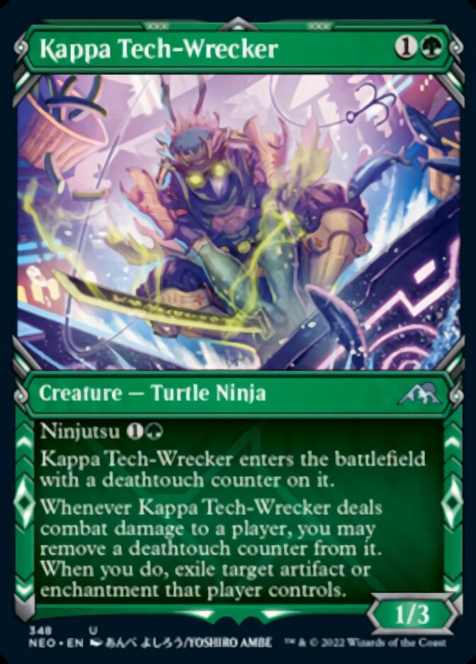 Kappa Tech-Wrecker (NEO-348) - Kamigawa: Neon Dynasty: (Showcase) [Uncommon]