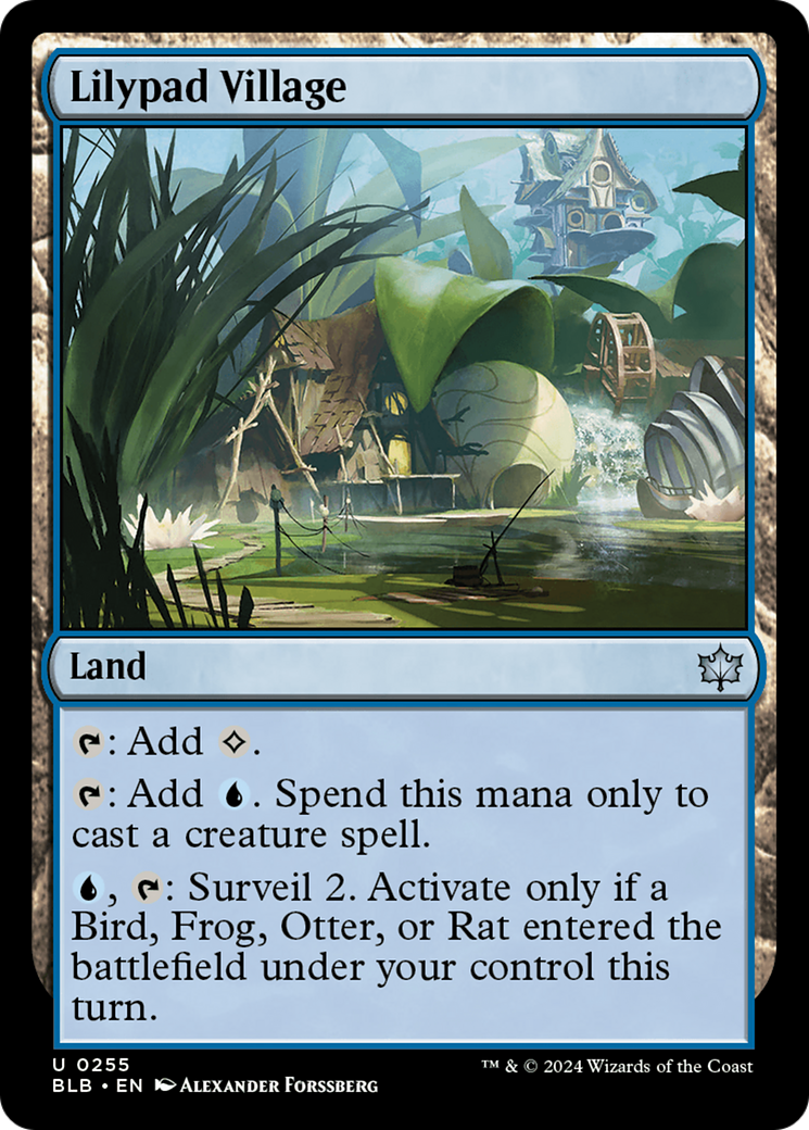 Lilypad Village (BLB-255) - Bloomburrow [Uncommon]