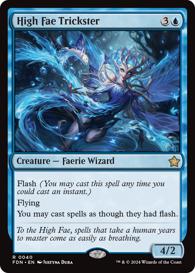 High Fae Trickster (FDN-040) - Foundations Foil [Rare]