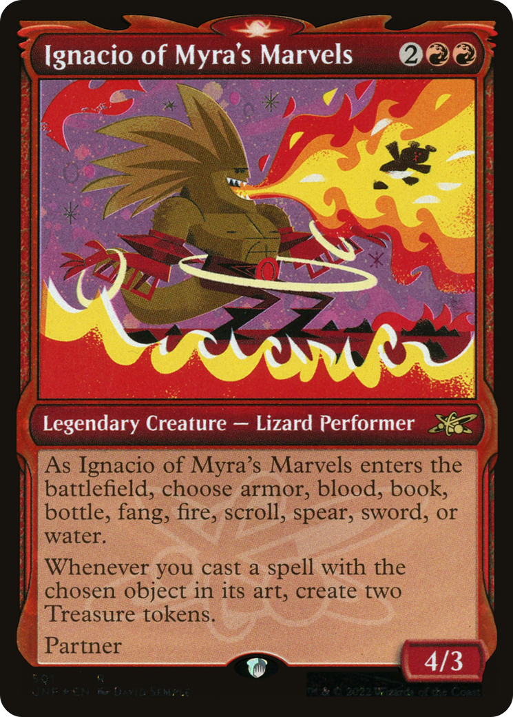 Ignacio of Myra's Marvels (UNF-501) - Unfinity: (Showcase) Galaxy Foil [Rare]