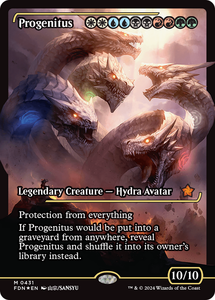 Progenitus (FDN-431) - Foundations: (Showcase) Foil [Mythic]