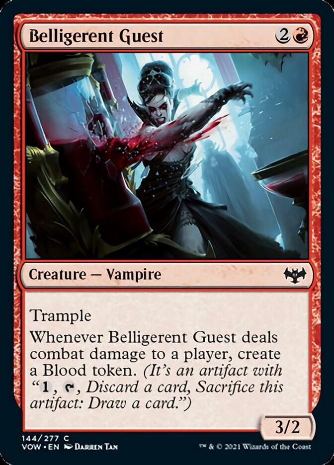 Belligerent Guest (VOW-144) - Innistrad: Crimson Vow [Common]