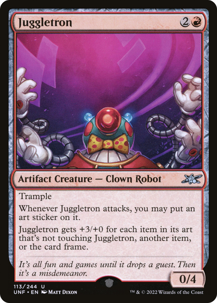 Juggletron (UNF-113) - Unfinity Foil [Uncommon]