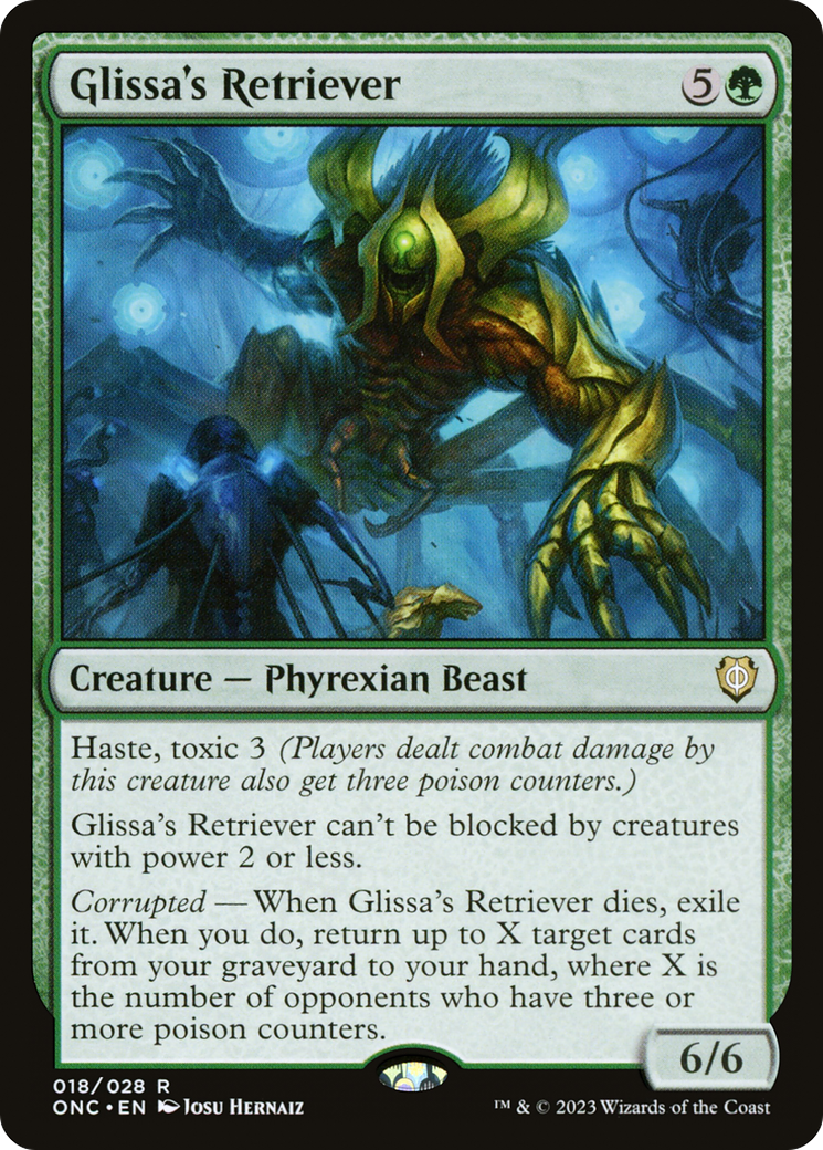 Glissa's Retriever (ONC-018) - Phyrexia: All Will Be One Commander [Rare]