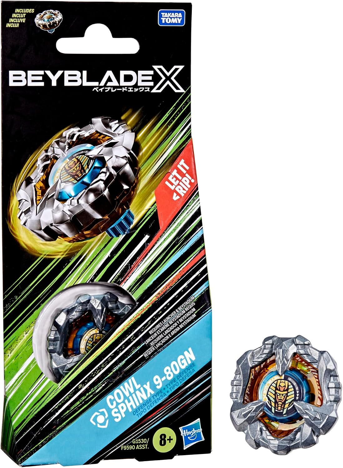 Beyblade BBX Gen 4 Booster Single - Cowl Sphinx 9-80GN