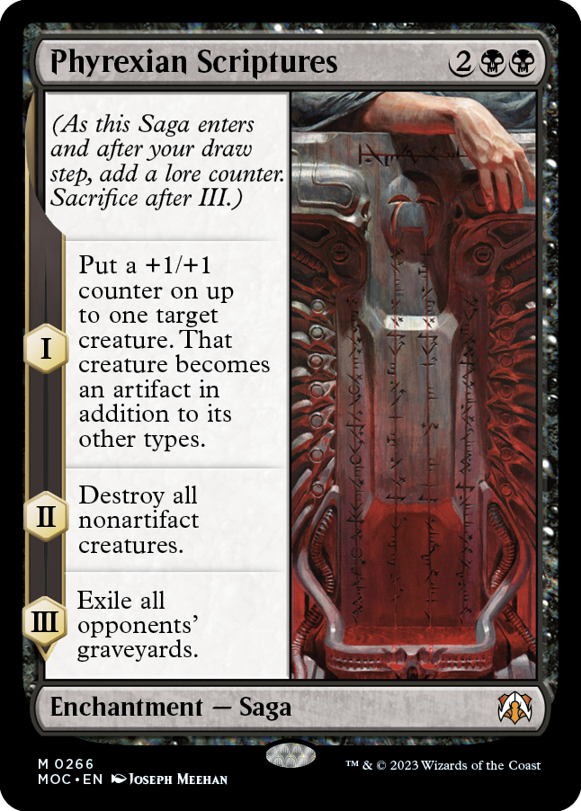 Phyrexian Scriptures (MOC-266) - March of the Machine Commander [Mythic]