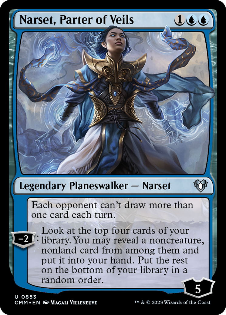 Narset, Parter of Veils (CMM-853) - Commander Masters [Uncommon]