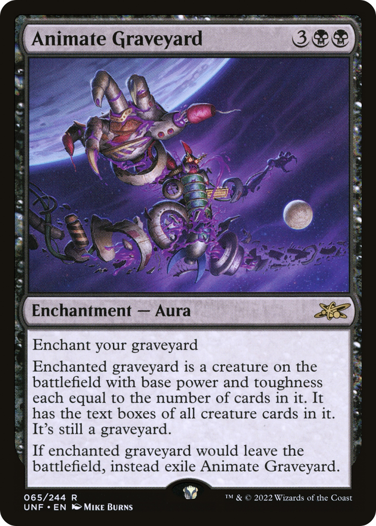 Animate Graveyard (UNF-065) - Unfinity Foil [Rare]