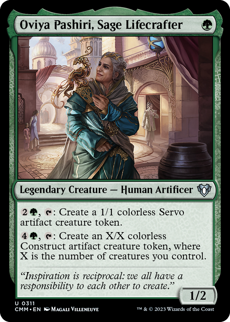 Oviya Pashiri, Sage Lifecrafter (CMM-311) - Commander Masters [Uncommon]