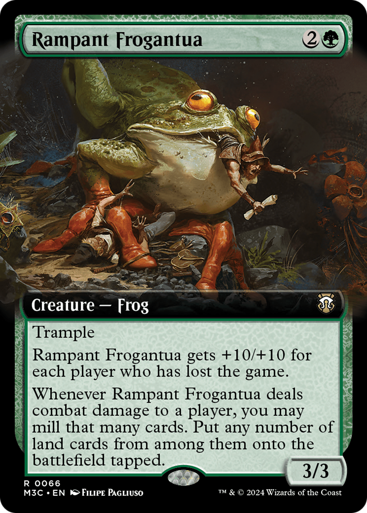 Rampant Frogantua (M3C-066) - Modern Horizons 3 Commander: (Extended Art) Foil [Rare]