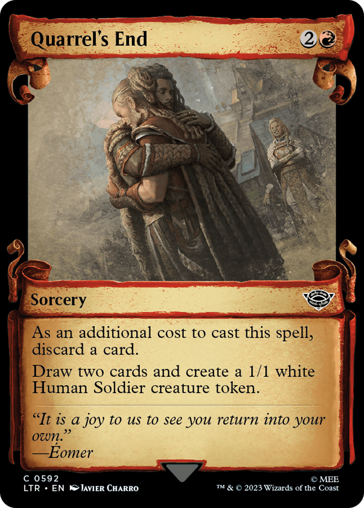 Quarrel's End (LTR-592) - The Lord of the Rings: Tales of Middle-earth: (Showcase) Scroll [Common]