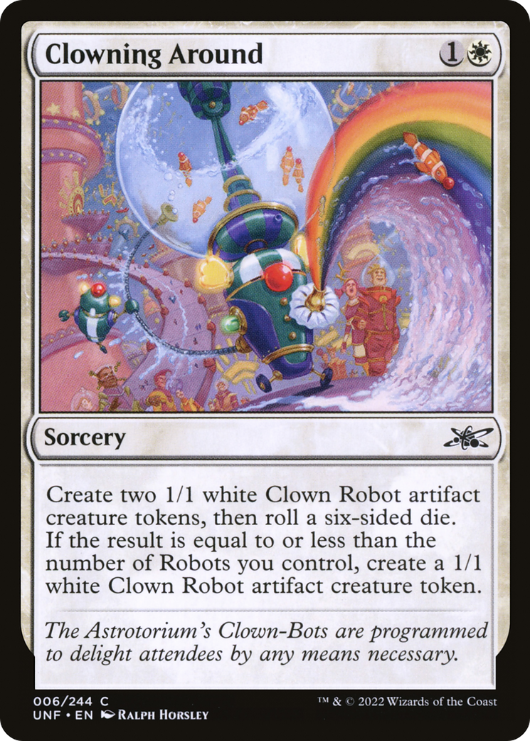 Clowning Around (UNF-006) - Unfinity Foil [Common]
