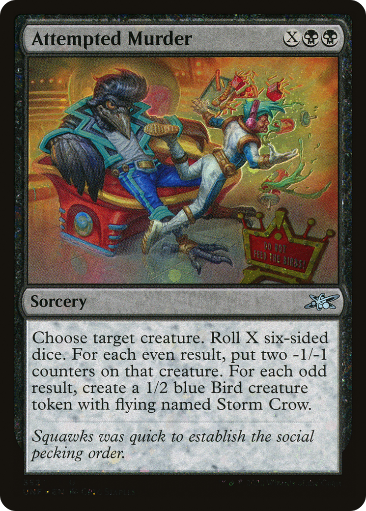 Attempted Murder (UNF-352) - Unfinity Galaxy Foil [Uncommon]