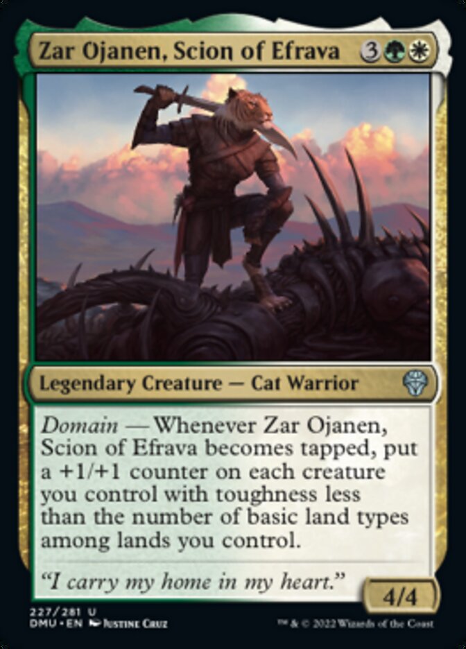 Zar Ojanen, Scion of Efrava (DMU-227) - Dominaria United [Uncommon]