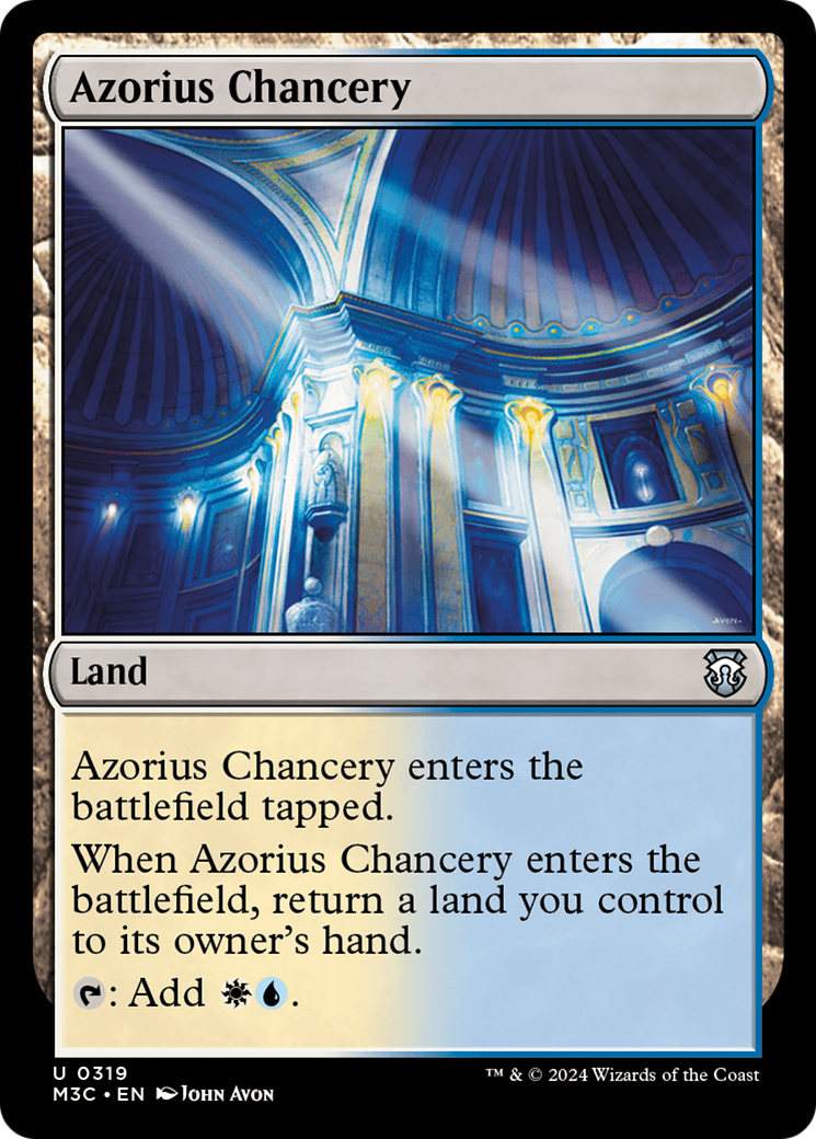 Azorius Chancery (M3C-319) - Modern Horizons 3 Commander [Uncommon]