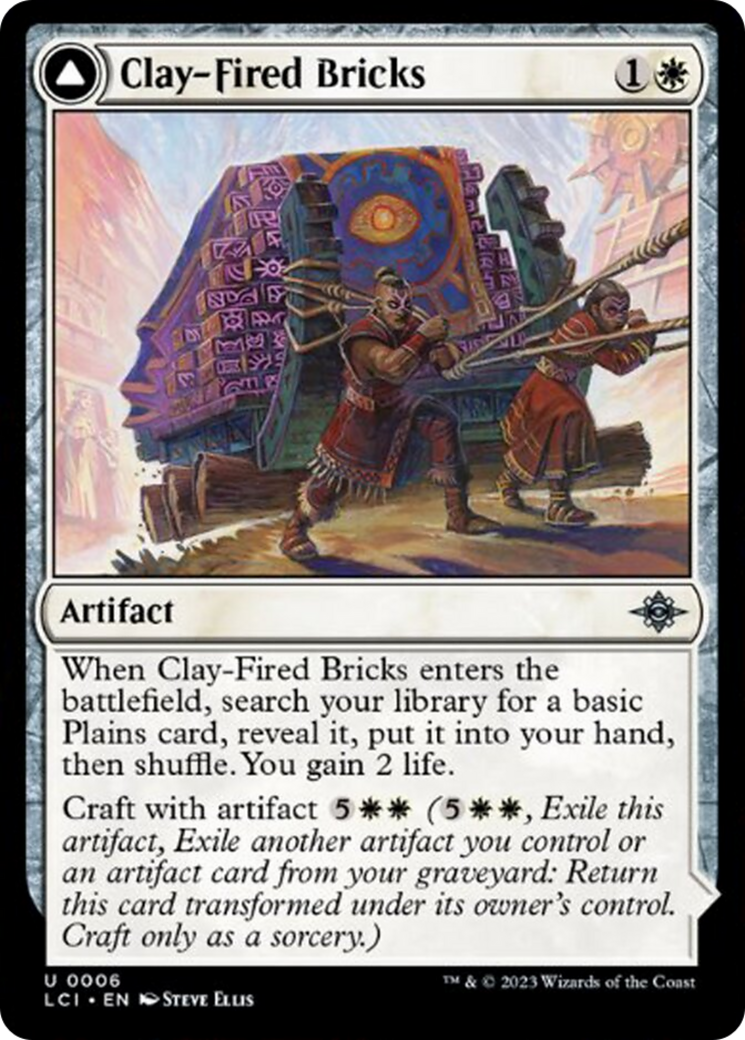 Clay-Fired Bricks // Cosmium Kiln (LCI-006) - The Lost Caverns of Ixalan [Uncommon]