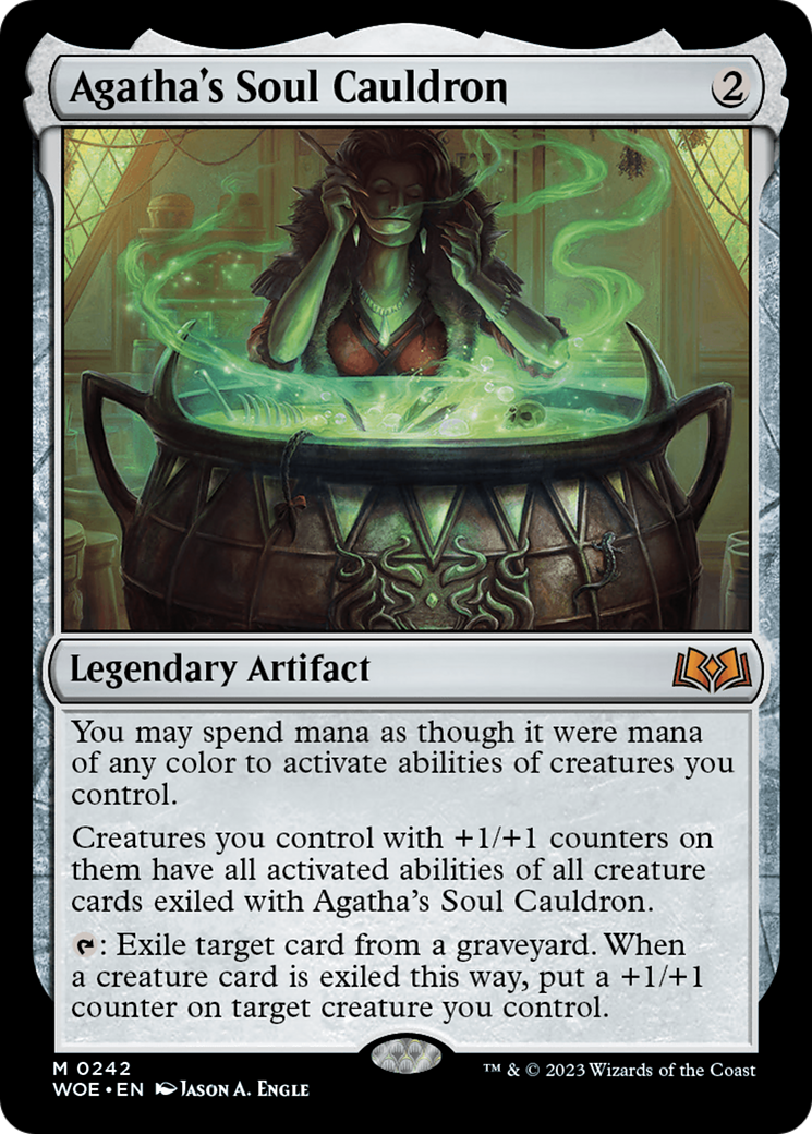 Agatha's Soul Cauldron (WOE-242) - Wilds of Eldraine [Mythic]