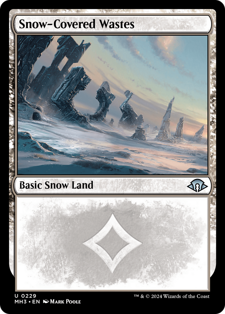 Snow-Covered Wastes (MH3-229) - Modern Horizons 3: (snow) [Uncommon]