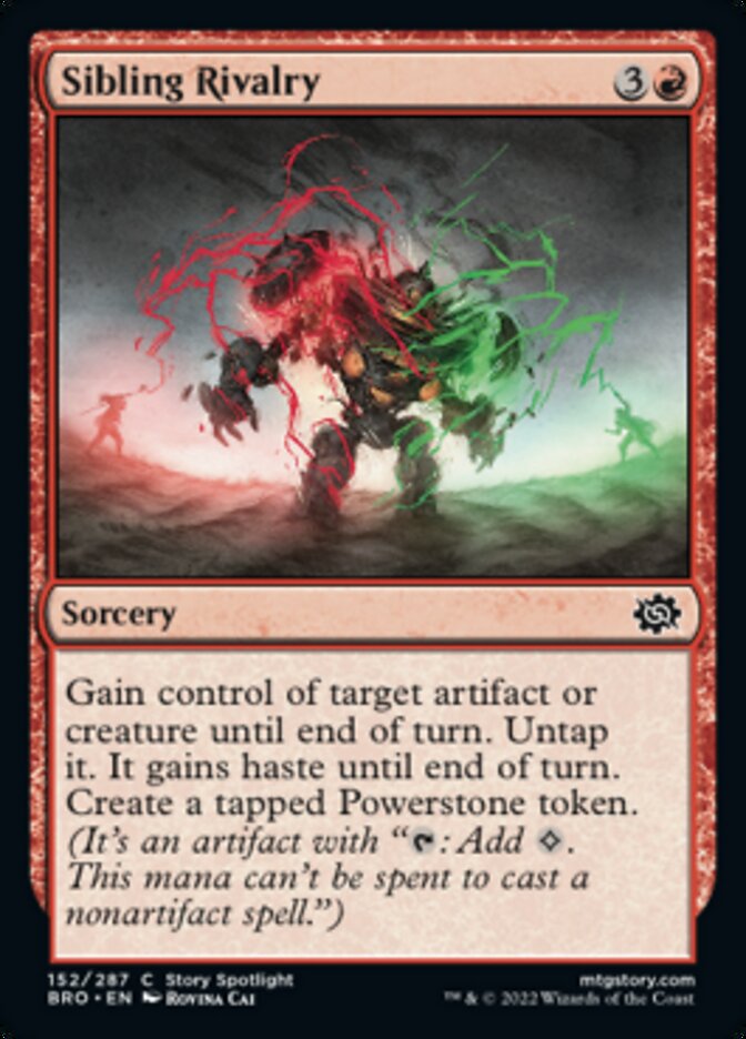 Sibling Rivalry (BRO-152) - The Brothers' War [Common]