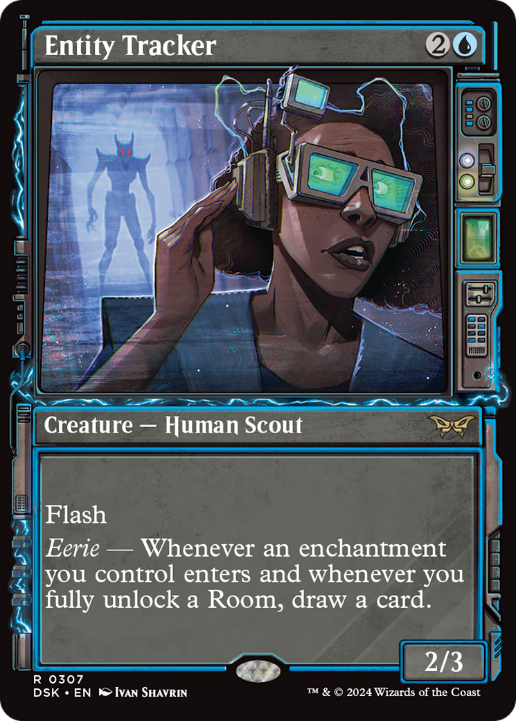 Entity Tracker (DSK-307) - Duskmourn: House of Horror: (Showcase) Foil [Rare]