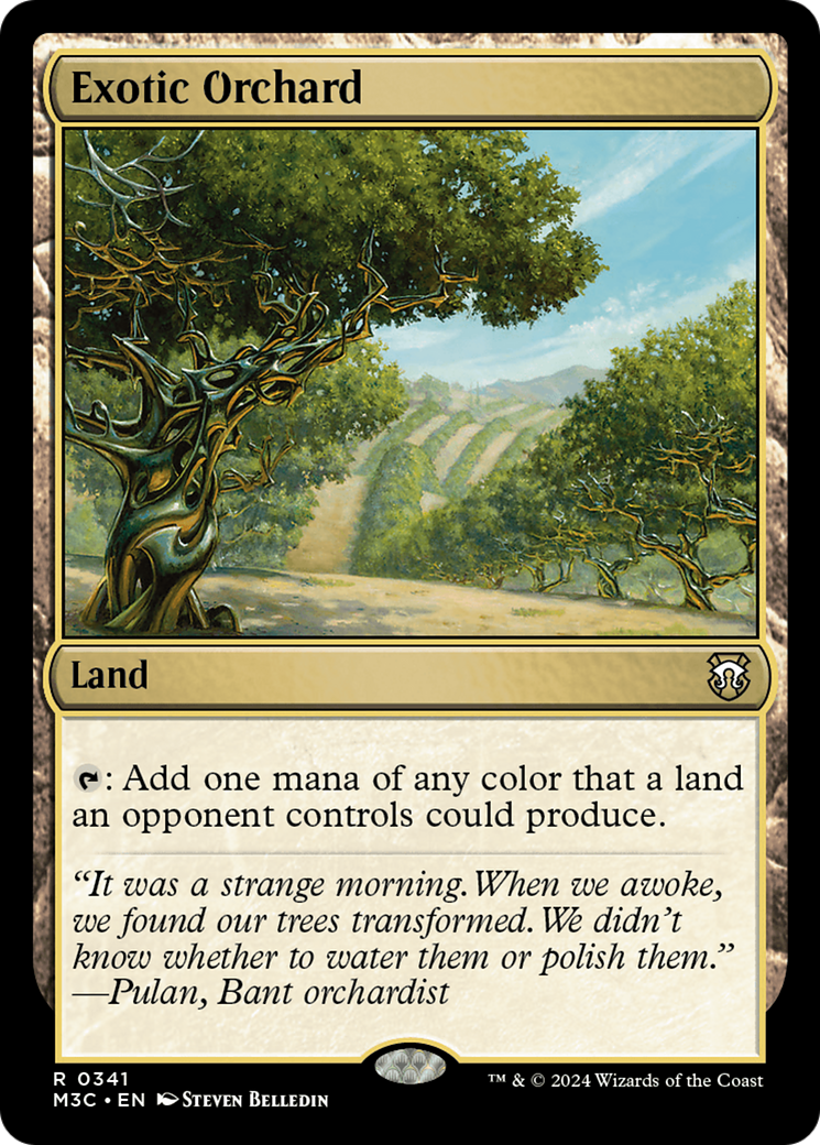 Exotic Orchard (M3C-341) - Modern Horizons 3 Commander Foil [Rare]