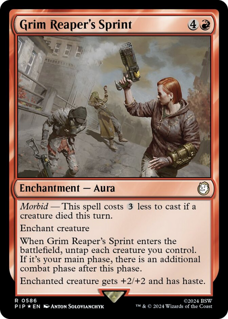 Grim Reaper's Sprint (PIP-586) - Fallout Surge Foil [Rare]