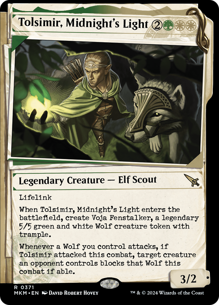 Tolsimir, Midnight's Light (MKM-371) - Murders at Karlov Manor: (Showcase) Foil [Rare]