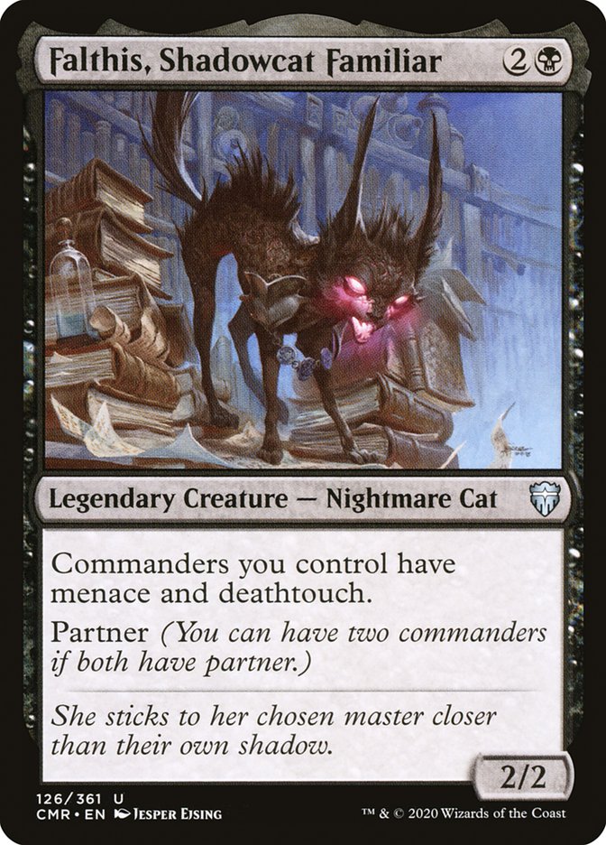 Falthis, Shadowcat Familiar (CMR-126) - Commander Legends [Uncommon]