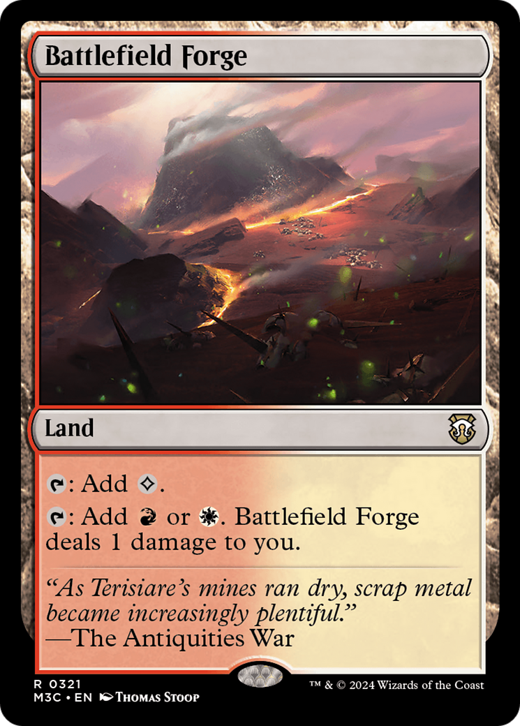 Battlefield Forge (M3C-321) - Modern Horizons 3 Commander Foil [Rare]