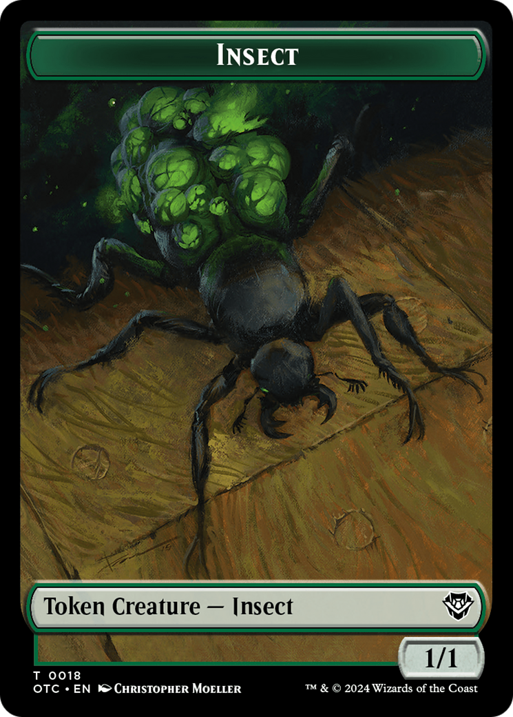 Insect (TOTC-018) - Outlaws of Thunder Junction Commander Tokens Foil [Common]