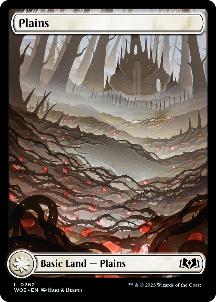 Plains (WOE-262) - Wilds of Eldraine: (Full Art) [Common]