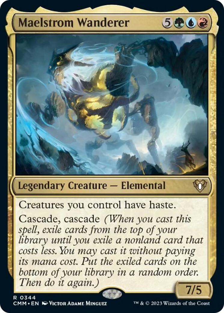 Maelstrom Wanderer (CMM-344) - Commander Masters [Rare]