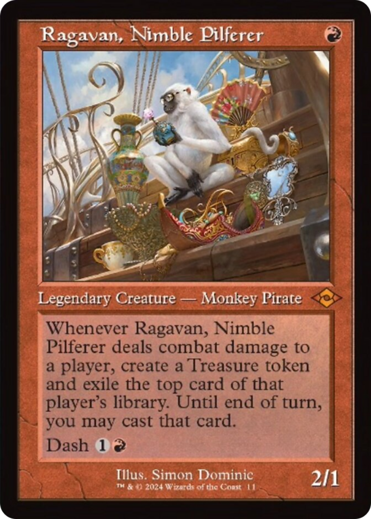 Ragavan, Nimble Pilferer (H2R-011) - Modern Horizons 2 Timeshifts Foil [Mythic]