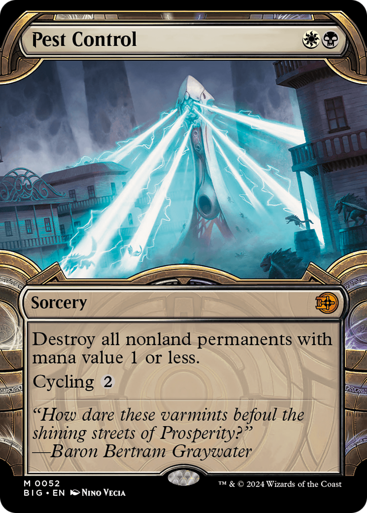 Pest Control (BIG-052) - The Big Score: (Showcase) Foil [Mythic]