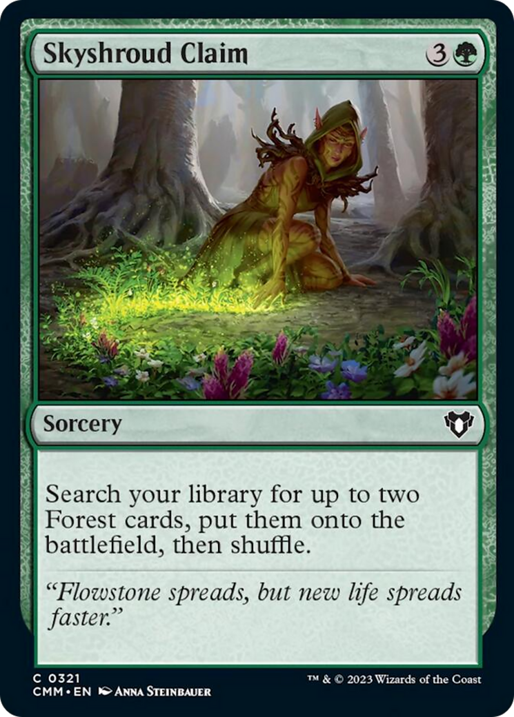 Skyshroud Claim (CMM-321) - Commander Masters [Common]