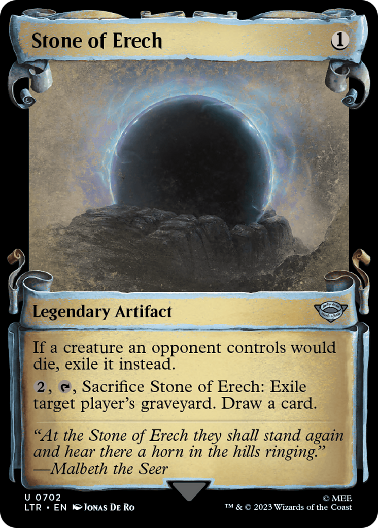 Stone of Erech (LTR-702) - The Lord of the Rings: Tales of Middle-earth: (Showcase) Scroll [Uncommon]