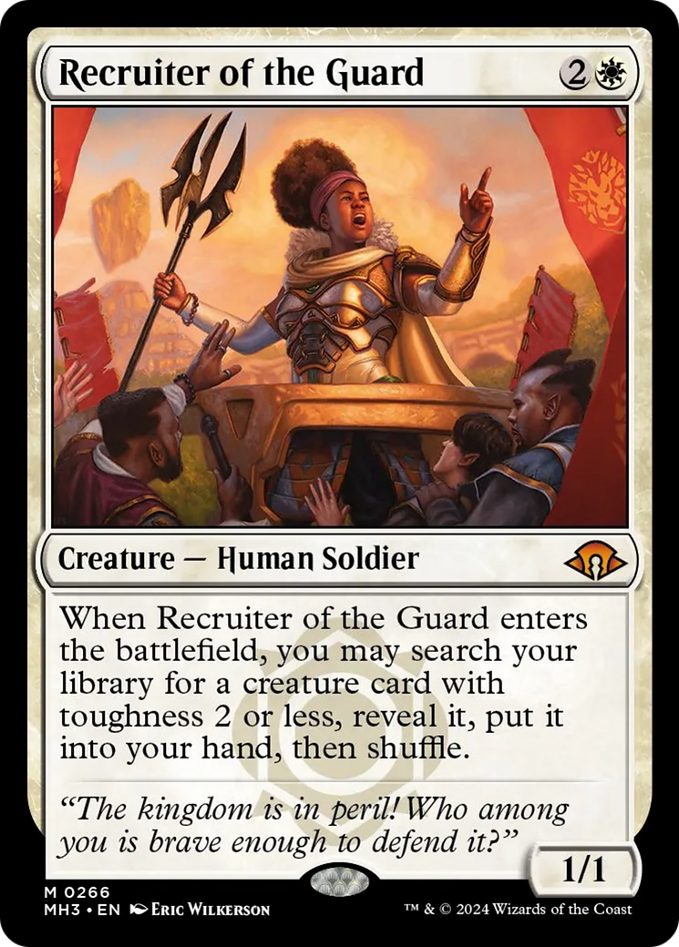 Recruiter of the Guard (MH3-266) - Modern Horizons 3 Foil [Mythic]