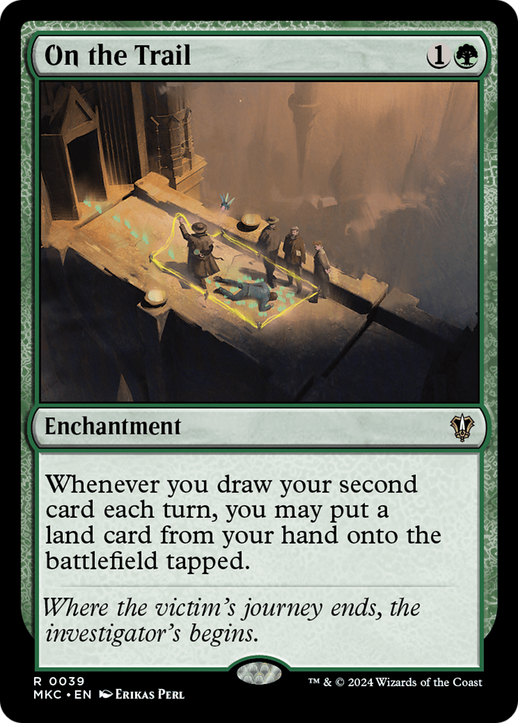 On the Trail (MKC-039) - Murders at Karlov Manor Commander [Rare]