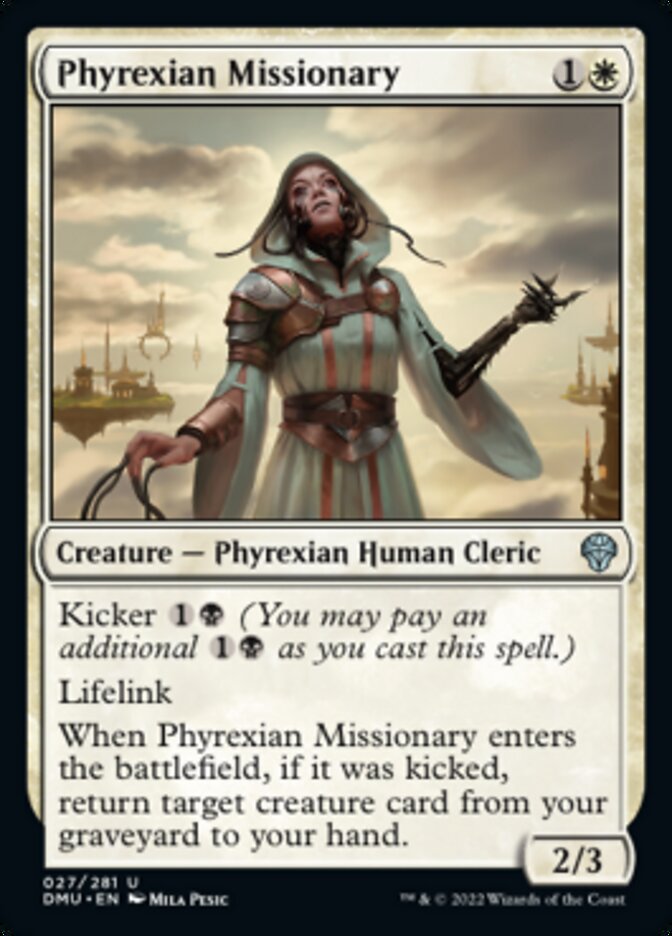Phyrexian Missionary (DMU-027) - Dominaria United [Uncommon]