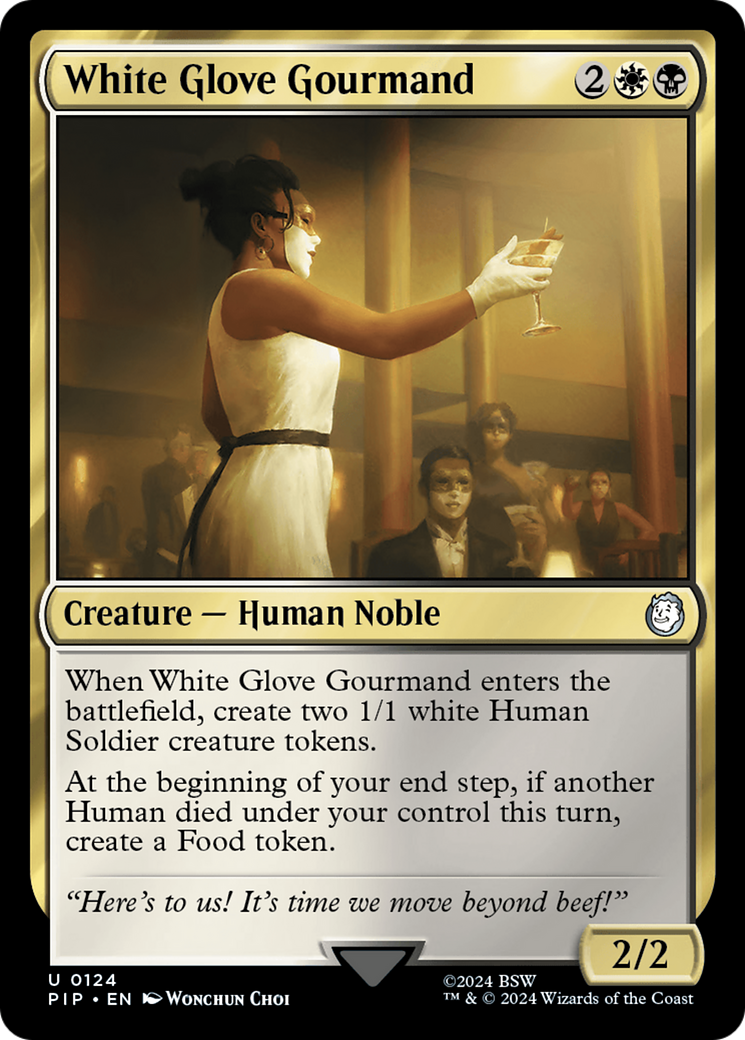 White Glove Gourmand (PIP-124) - Fallout [Uncommon]