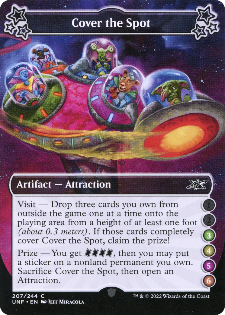 Cover the Spot (UNF-207D) - Unfinity Foil [Common]