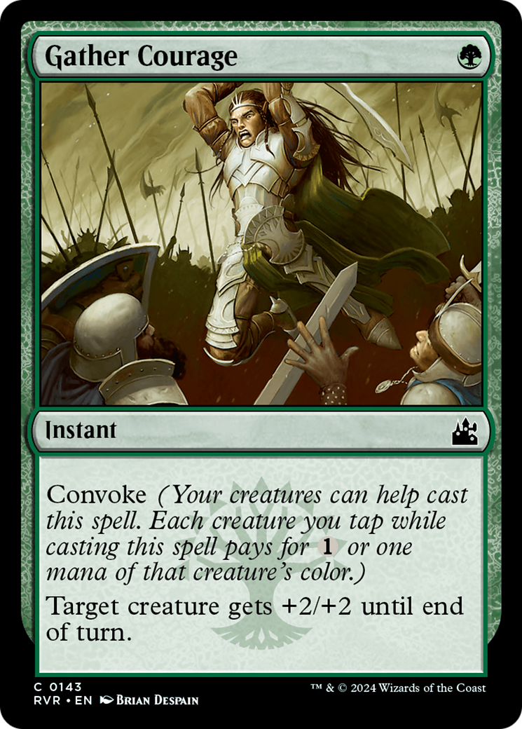Gather Courage (RVR-143) - Ravnica Remastered [Common]