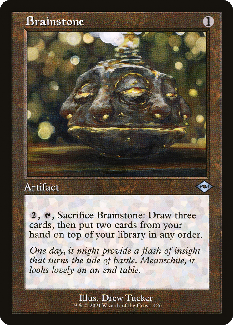 Brainstone (MH2-426) - Modern Horizons 2 Etched Foil [Uncommon] Retro Frame
