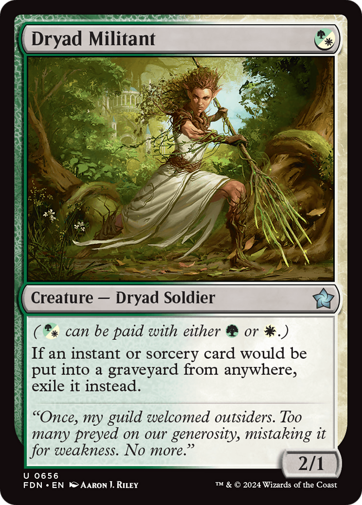 Dryad Militant (FDN-656) - Foundations [Uncommon]