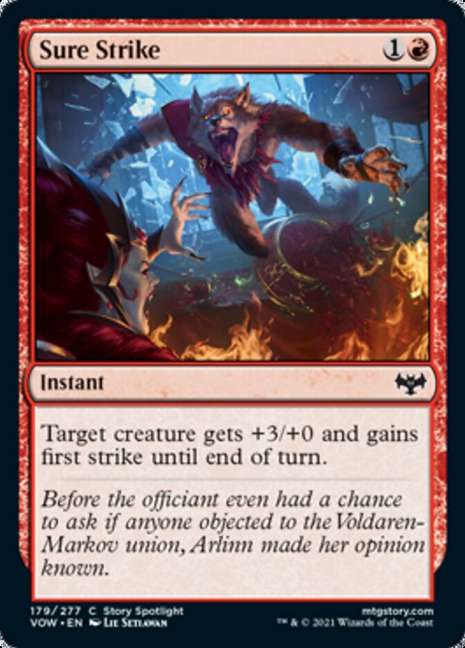 Sure Strike (VOW-179) - Innistrad: Crimson Vow [Common]