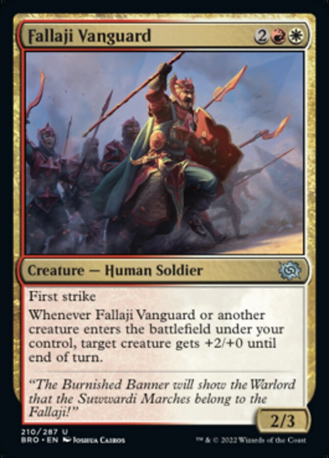 Fallaji Vanguard (BRO-210) - The Brothers' War [Uncommon]